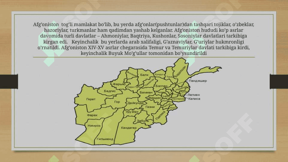 Do’st Muhammad hukmronligi davrida Afg’oniston ijtimoiy-iqtisodiy va siyosy rivojlanishi 2