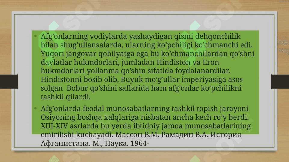 Do’st Muhammad hukmronligi davrida Afg’oniston ijtimoiy-iqtisodiy va siyosy rivojlanishi 3