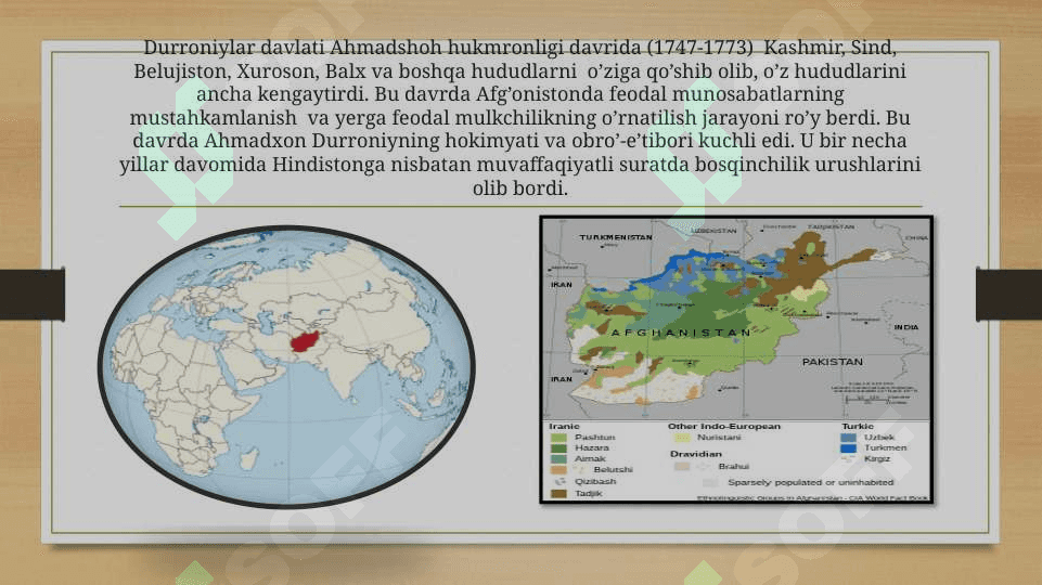 Do’st Muhammad hukmronligi davrida Afg’oniston ijtimoiy-iqtisodiy va siyosy rivojlanishi 5