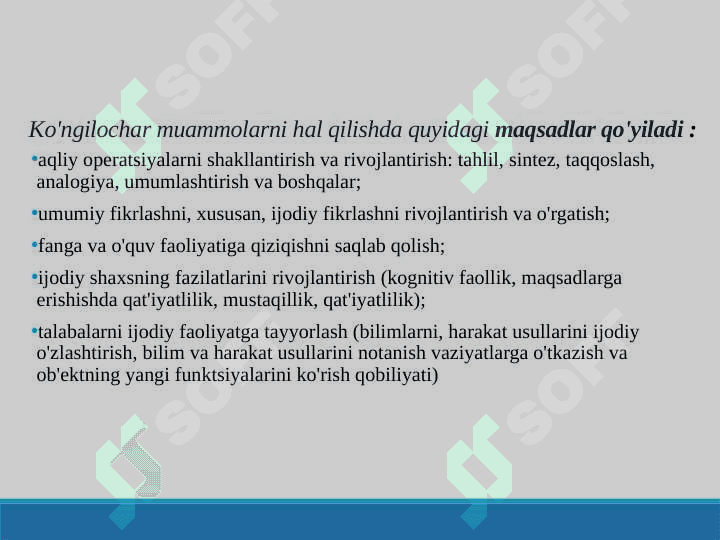 Boshlang'ich sinflarda nostandart masalalar yechish metodikasi 3