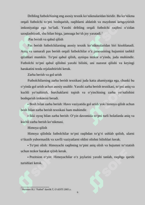 Futbolchilarning texnik tayyorgarligi 6