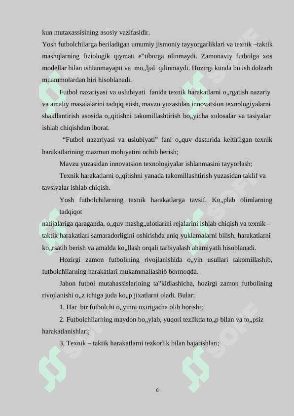 Futbolchilarning texnik tayyorgarligi 8