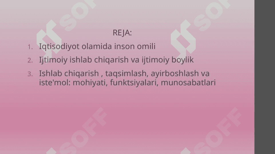 Iqtisodiyotda insоn оmili vа insоn sаlоhiyati, undаn fоydаlаnish xususiyatlari. 2