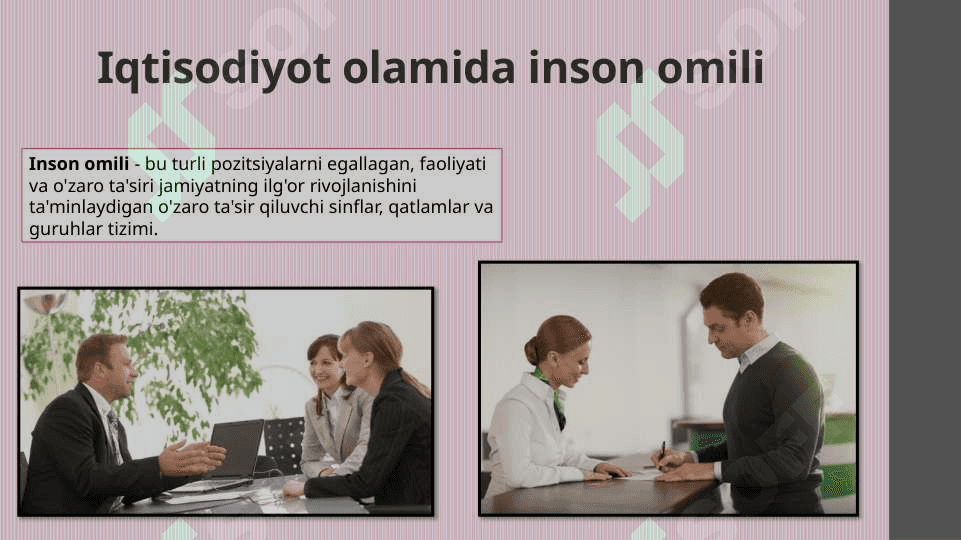 Iqtisodiyotda insоn оmili vа insоn sаlоhiyati, undаn fоydаlаnish xususiyatlari. 3