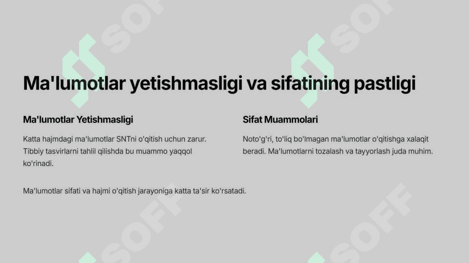 Sun'iy neyron to'rlarini o'rganish jarayonidagi falajlik sabablari 2