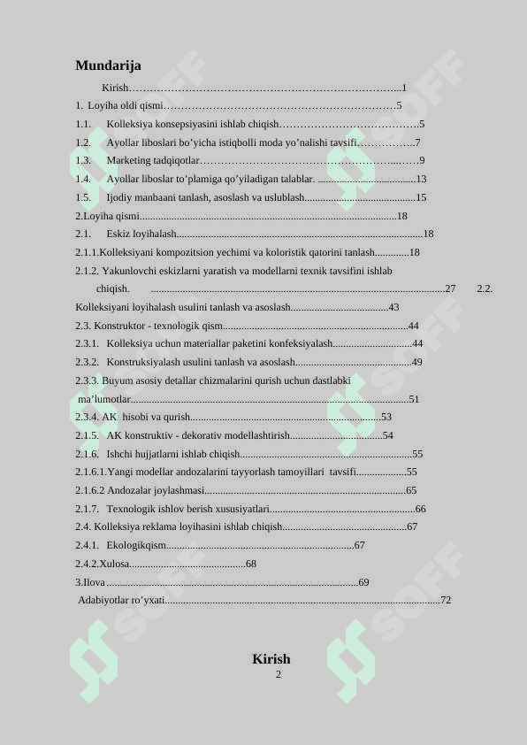 MILLIY ELEMENTLARNI QO’LLAB AYOLLAR KIYIMI DIZAYN LOYIHASI VA TEXNOLOGIK JARAYONINI ISHLAB CHIQISH 2