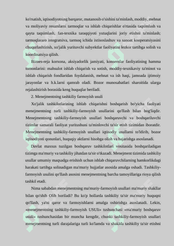 Menejment usullari 4