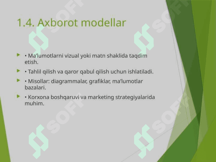 Modellarning tuzilmaviy va keltirilgan shakllari 7