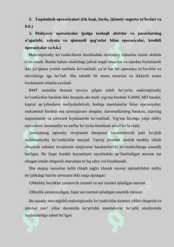 Mustaqillik yillarida o'zbekiston respublikasi rivojlanishining makroiqtisodiy ko'rsatkichlari tahlili 5