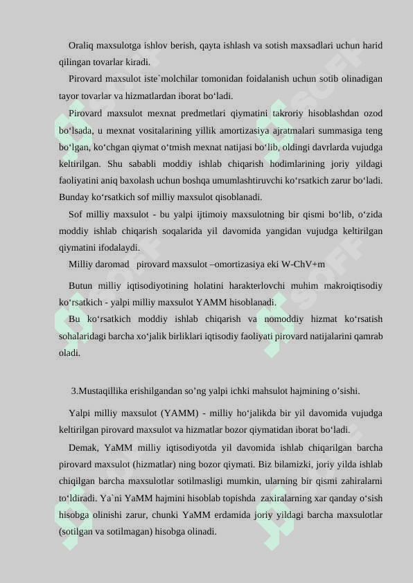 Mustaqillik yillarida o'zbekiston respublikasi rivojlanishining makroiqtisodiy ko'rsatkichlari tahlili 7