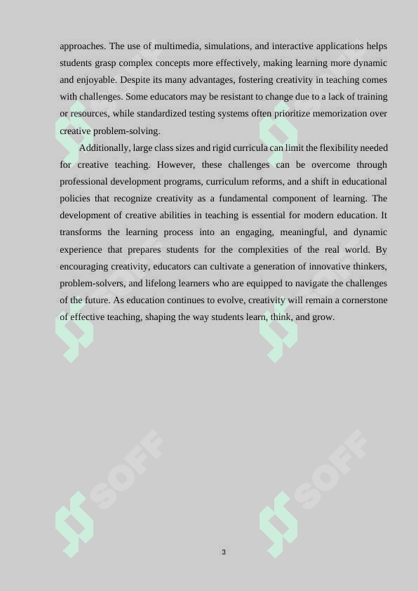 DEVELOPMENT OF CREATIVE ABILITIES IN  TEACHING 3