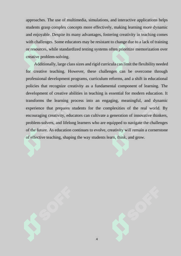 PRACTICE OF ORAL SPEECH THEME: DEVELOPMENT OF CREATIVE ABILITIES IN TEACHING 4
