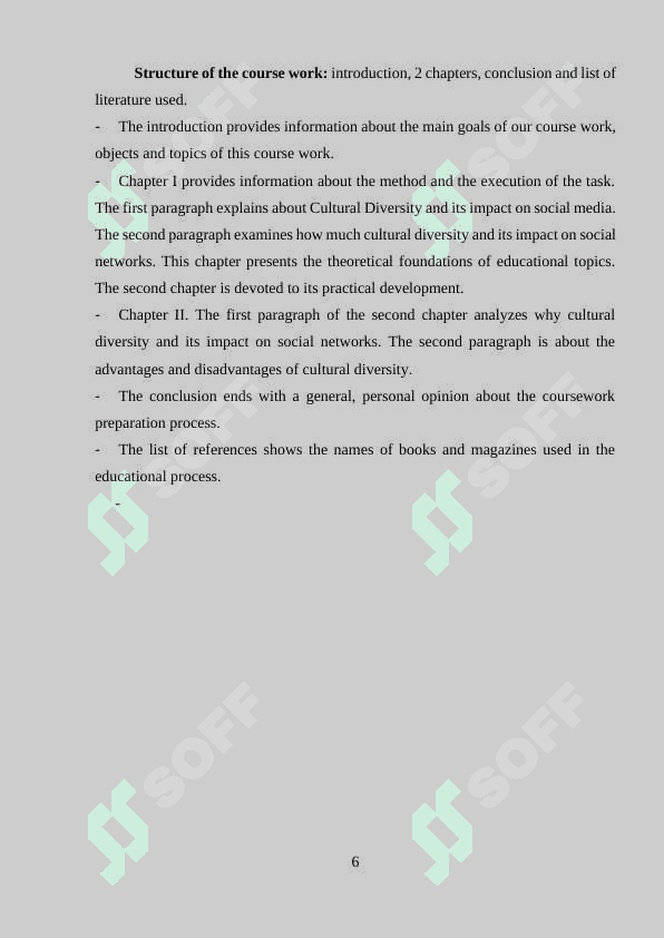 THEME: Cultural Diversity and its effect on social networks 6