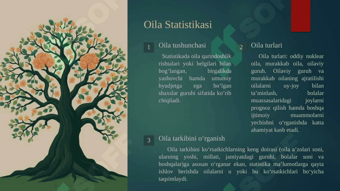 Jamiyat Tarkibi, Shaxs, Oila va Mexnat Jamoasi Statistikasi 3