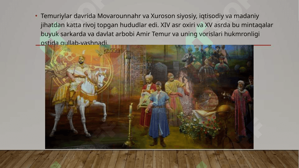 Temuriylar davrida Movarounnahr va Xuroson 3