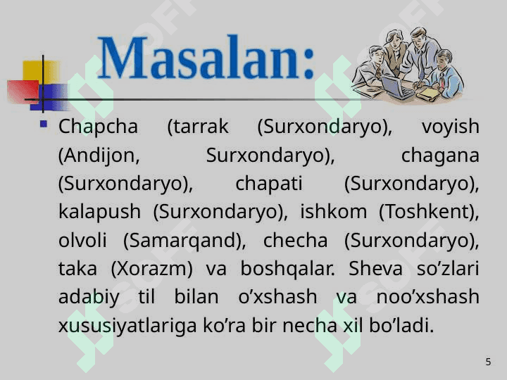 Tarixiy shakllanish jihatdan hozirgi ona tili leksikasi. Ona tilining nofaol leksikasi. 5