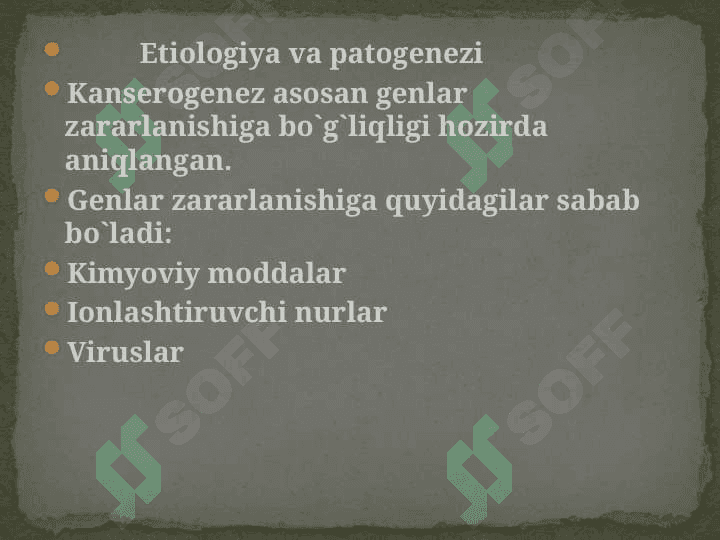 Neoplaziyalar 7