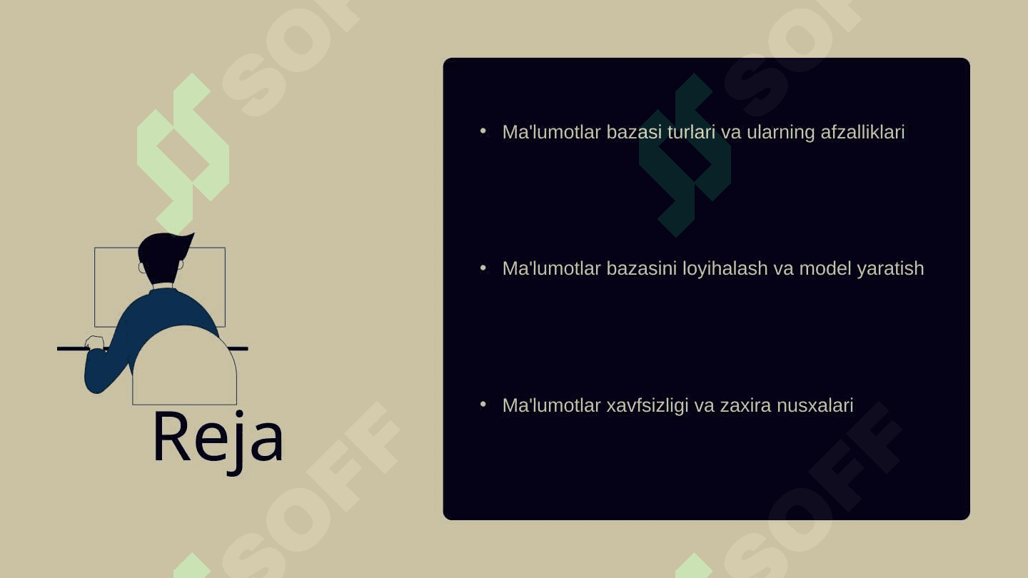 Ma lumotlar ba zasini boshqarish. 2