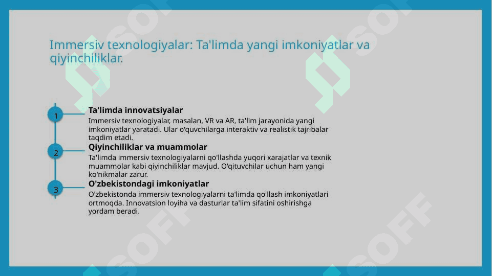Virtual va toʻldirilgan reallik texnologiyalari 8