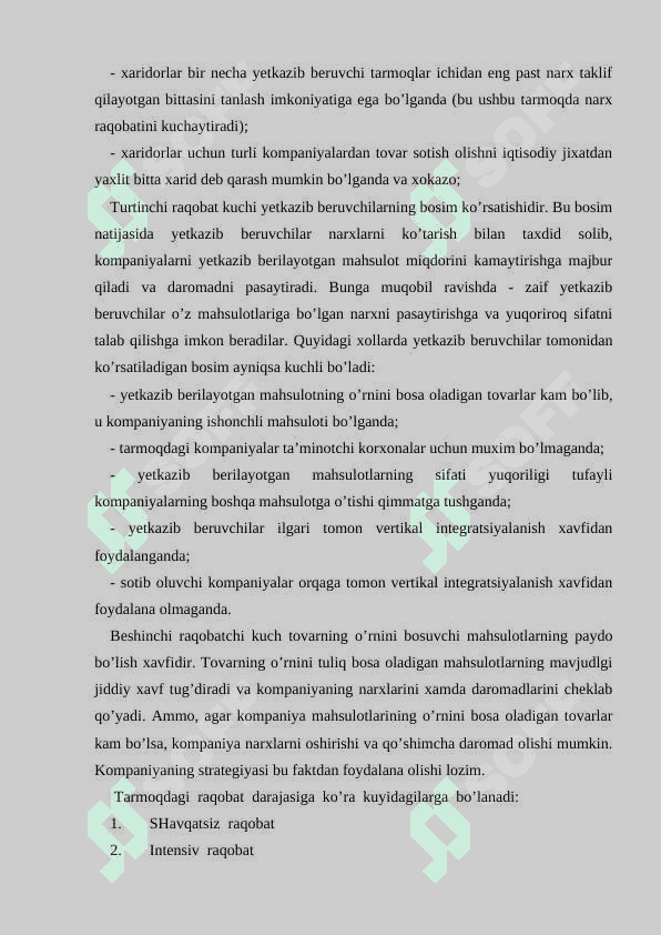 TARMOQDAGI RAQOBAT KUCHLARI VA ULARNI TA'SIRI 8