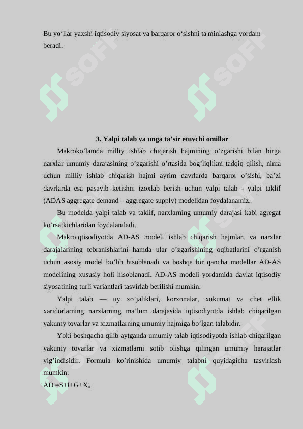 Yalqi talab va yalpi taklifni rag’bantlantirish yo'llari 4