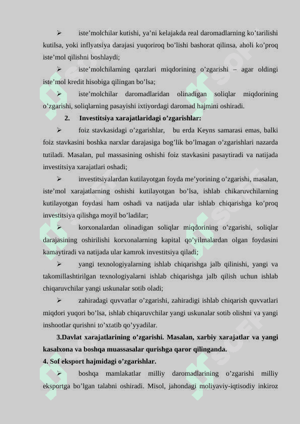 Yalqi talab va yalpi taklifni rag’bantlantirish yo'llari 8
