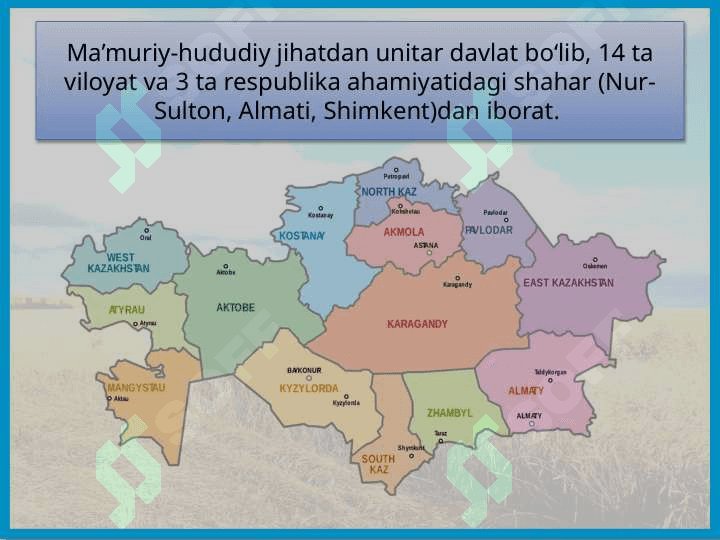 Qozog'iston respublikasiga iqtisodiyoti 8