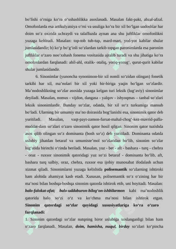 O’zbek imo ishora tilida lugʻat tarkibining shakil va mano munosabatlari 5