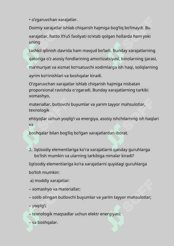 MOLIYA  FANIDAN    JAVOBLAR 4