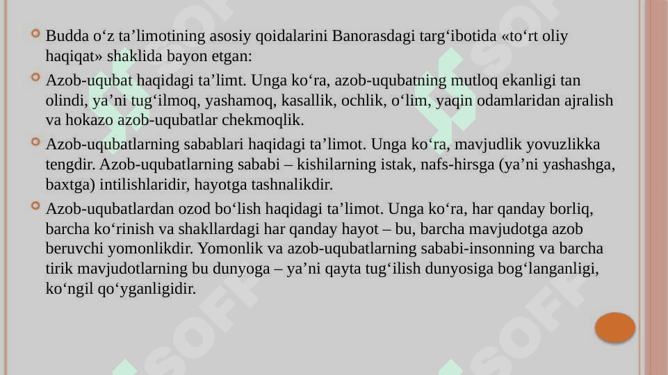 Jahon dinlari. Buddizm va xristianlik 3