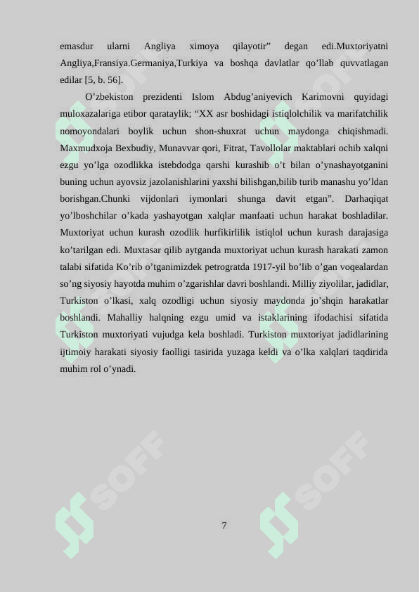 1865-yilda Turkiston viloyatining tashkil etilishi va boshqaruvi 7