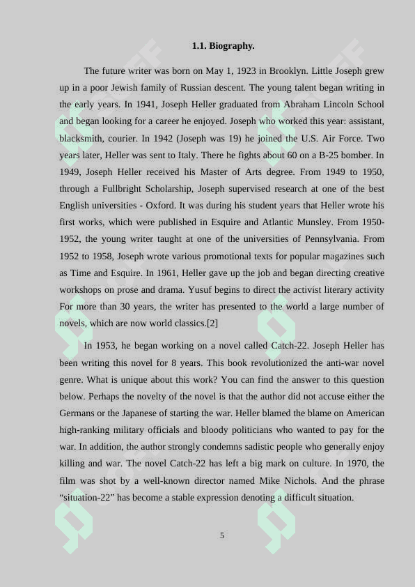 “J.HELLER THE MASTER OF BLACK HUMOR AND GROTESQUE 5