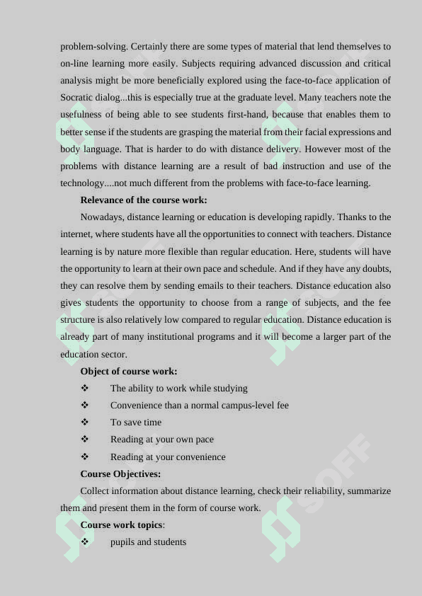 Advantages of distance learning 4