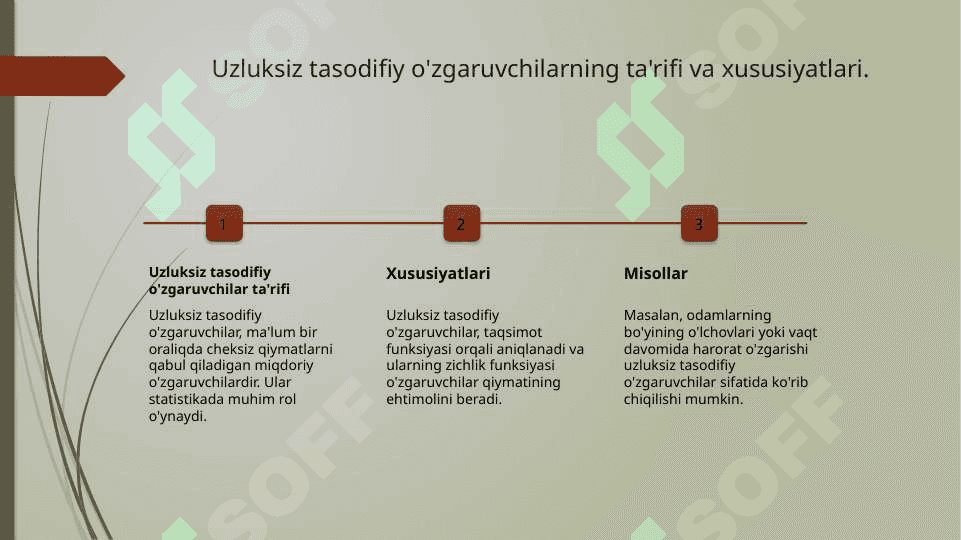 Uzluksiz tasodifiy miqdorlar 4