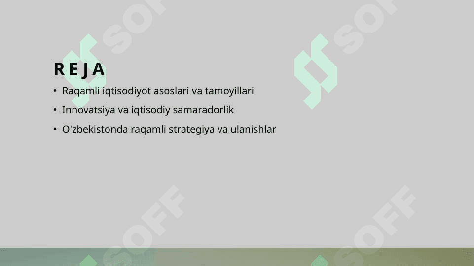 Raqamli iqtisodiyot fanining predmeti va vazifalari 2