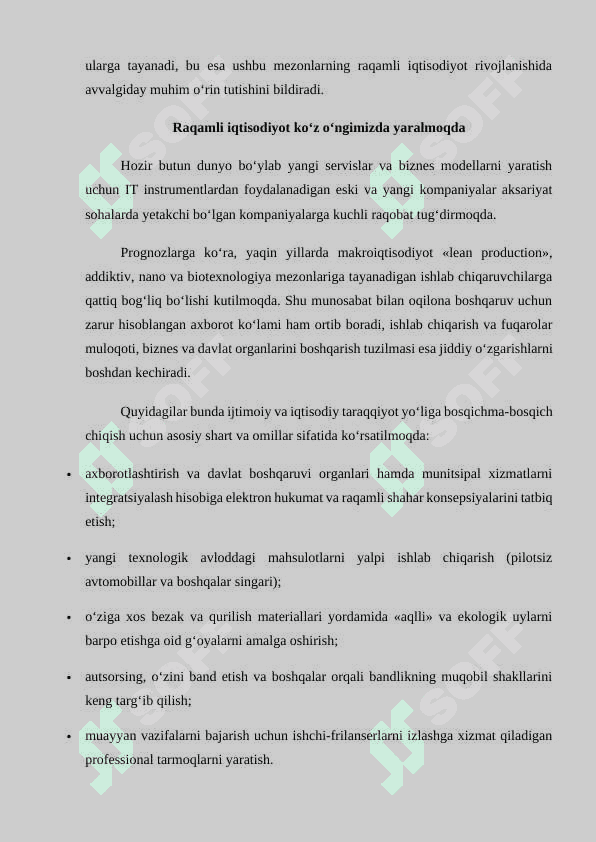 Raqamli iqtisodiyotning asosiy ko'rsatkichlari 3
