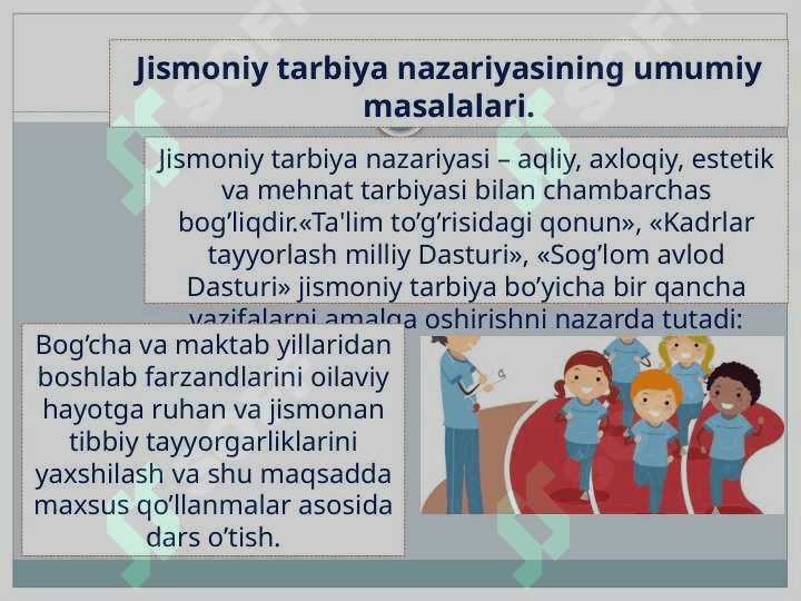 Jismoniy va estetik tarbiya oila tarbiyasi asoslari 4