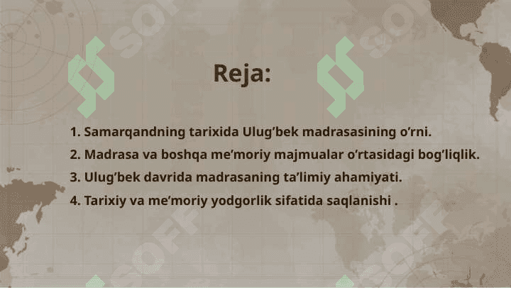 Ulug'bek madrasasi 2
