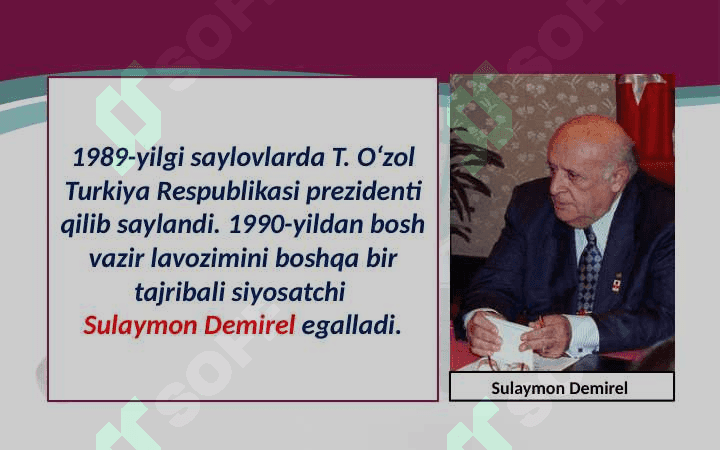 1946 – 1991-yillarda Turkiya, Eronva Afg‘oniston 6