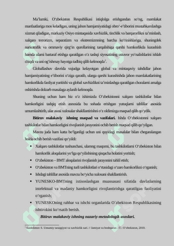 BMT va O'zbekiston munosabatlari 3