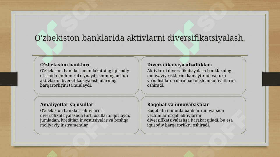 Banklarning aktiv operatsiyalari va hisobi 6