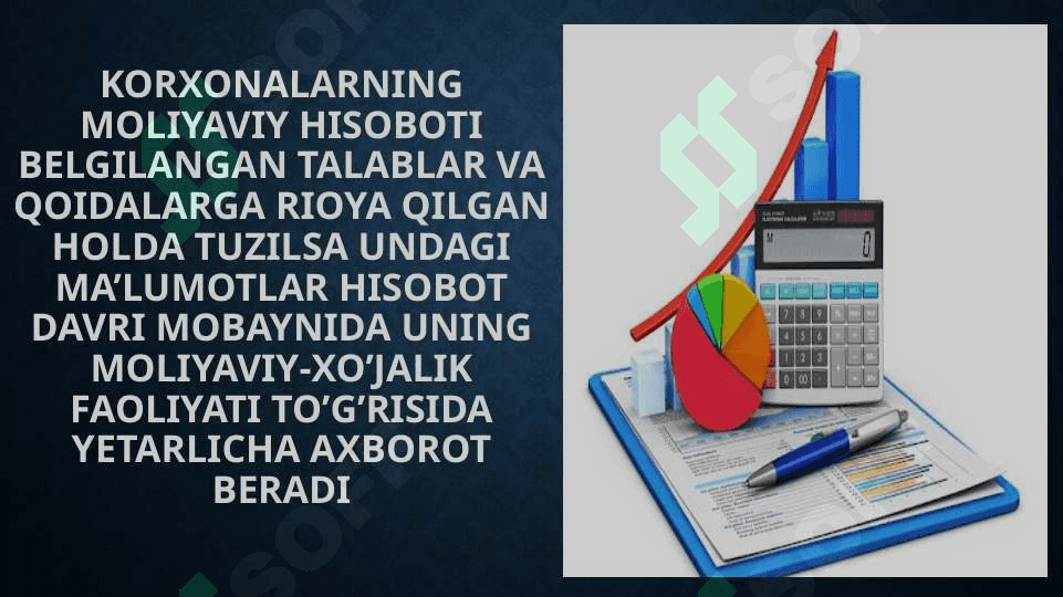 Chorak va yillik moliyaviy xisobotChorak va yillik moliyaviy xisobot 3