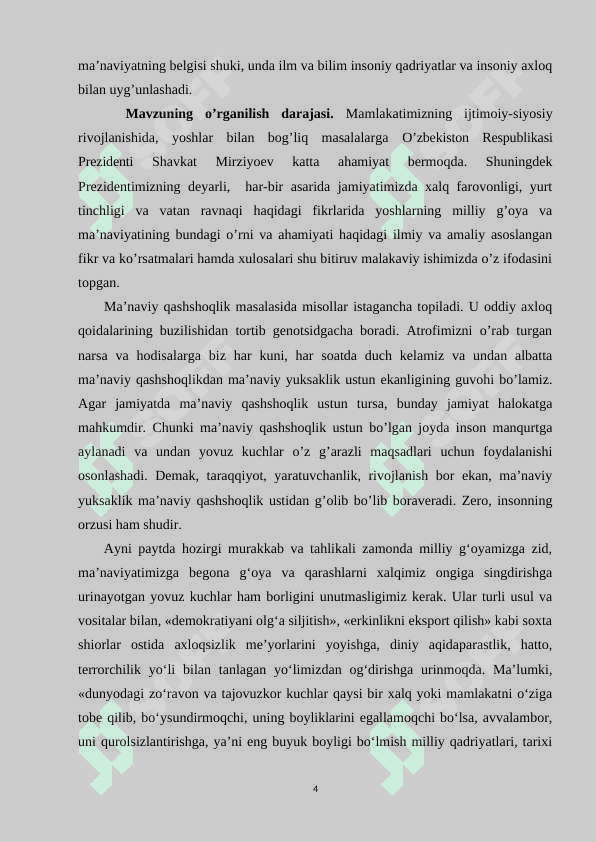 Axloqiy va huquqiy tarbiya – fuqarolik jamiyatini rivojlantirishning asosi sifatida 4