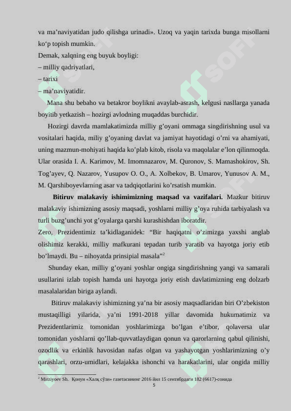 Axloqiy va huquqiy tarbiya – fuqarolik jamiyatini rivojlantirishning asosi sifatida 5
