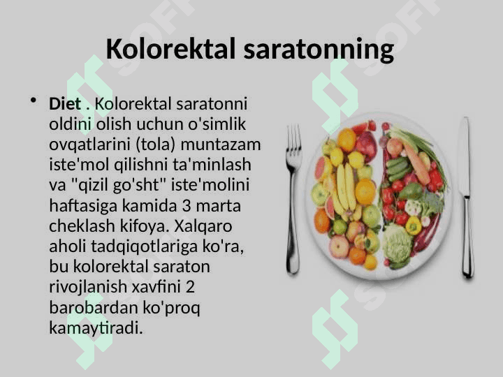 Kolorektal saratoni 5