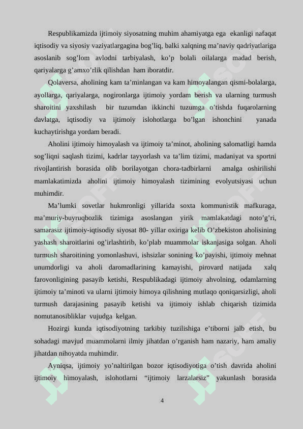 O'zbekistonda aholini ijtimoiy himoyalash jaroyoni 4
