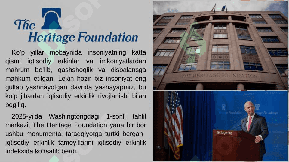 Investitsion jozibadorlikni baholashda xalqaro iqtisodiy erkinlik indeksi (Economic Freedom Index) 3