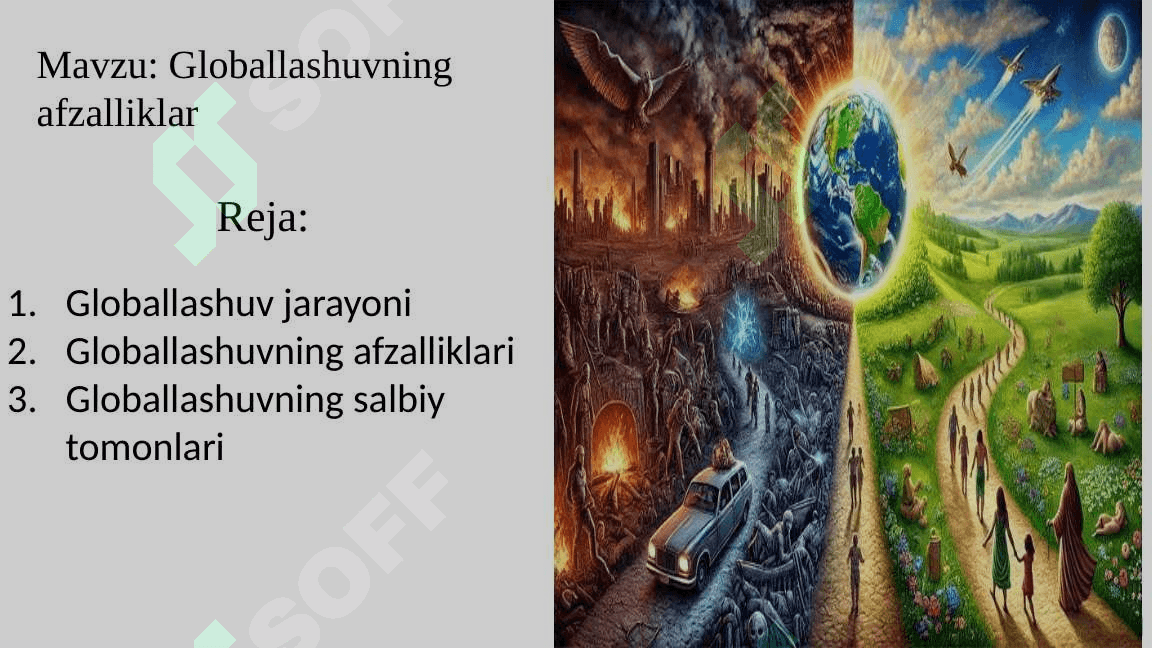 Globallashuvning afzalliklar 2
