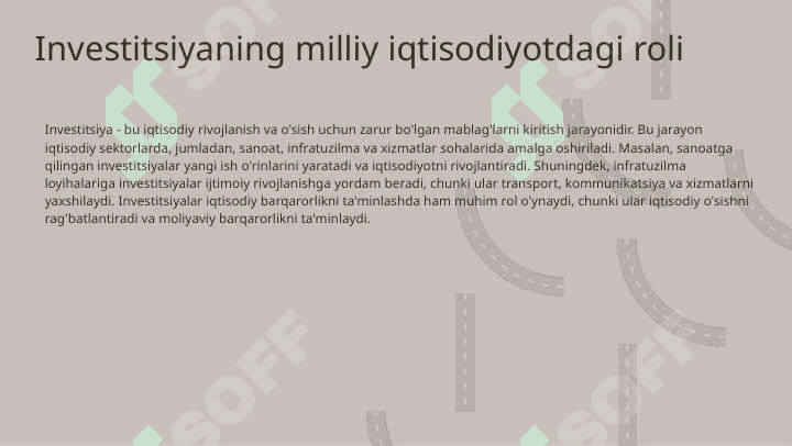 Milliy iqtisodiyotda investitsiya 4
