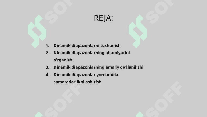 Dinamika qatorlari nima va ular qanday qo’llaniladi 2